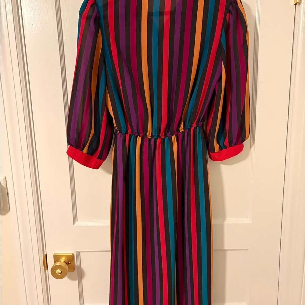 Vintage Jiramino Stripped Dress - Picture 3 of 5